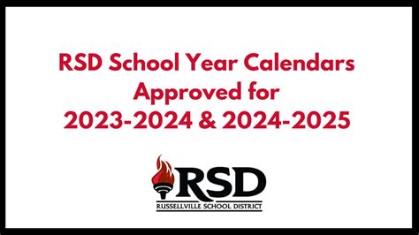 rsd school calendar 2023 2024